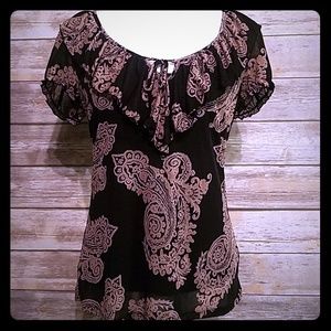 5 FOR $25!!!  INC Ruffled Top